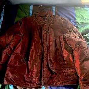 Kenneth Cole Burgundy Winter Coat